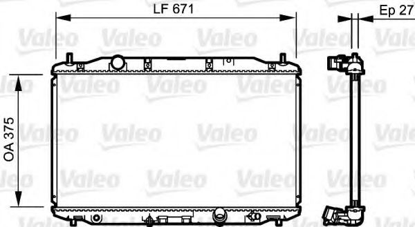 Imagine Radiator, racire motor VALEO 735242