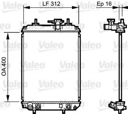 Imagine Radiator, racire motor VALEO 735259