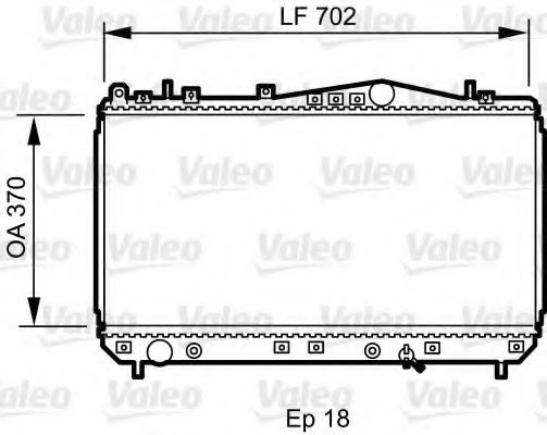 Imagine Radiator, racire motor VALEO 735266