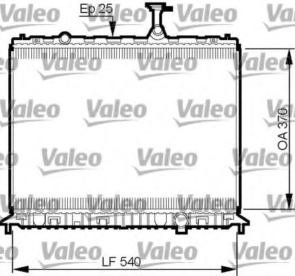 Imagine Radiator, racire motor VALEO 735508