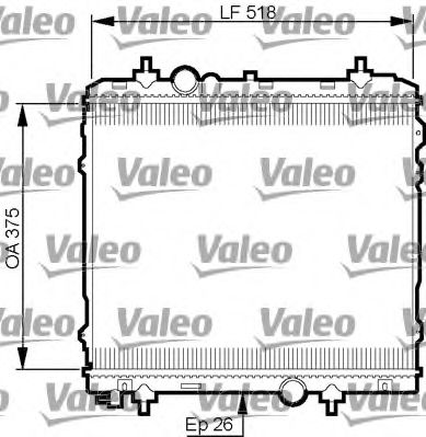 Imagine Radiator, racire motor VALEO 735531