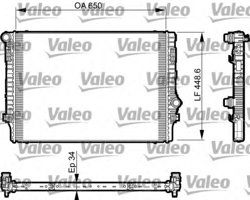 Radiator, racire motor VALEO 735548