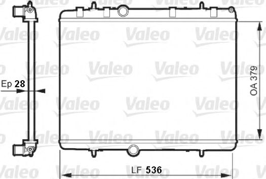 Imagine Radiator, racire motor VALEO 735608