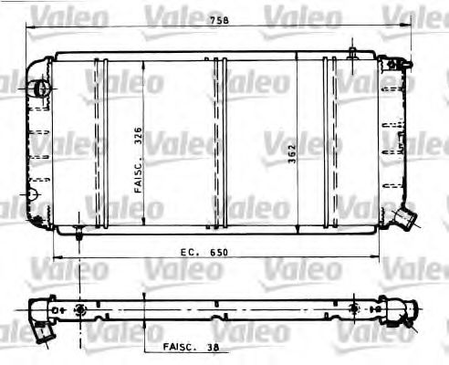 Imagine Radiator, racire motor VALEO 810815