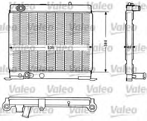 Imagine Radiator, racire motor VALEO 810871