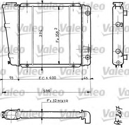 Imagine Radiator, racire motor VALEO 810872