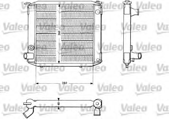 Imagine Radiator, racire motor VALEO 810876