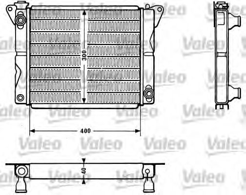 Imagine Radiator, racire motor VALEO 810879