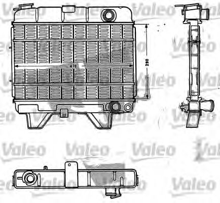 Imagine Radiator, racire motor VALEO 810881