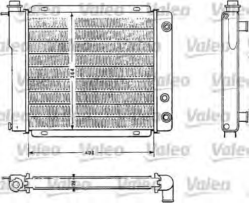 Imagine Radiator, racire motor VALEO 810882