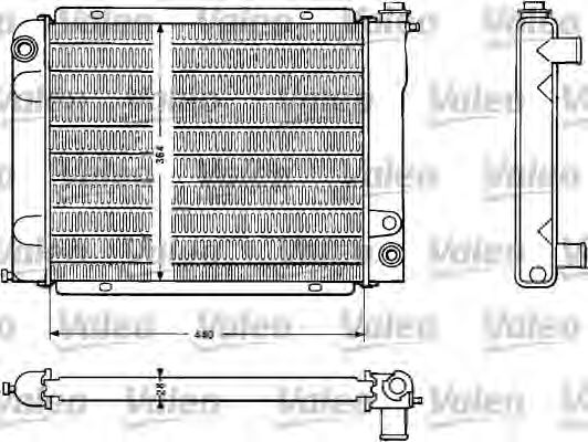 Imagine Radiator, racire motor VALEO 810883