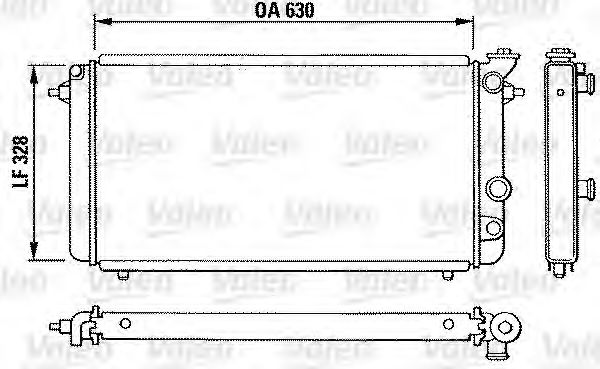 Imagine Radiator, racire motor VALEO 810889