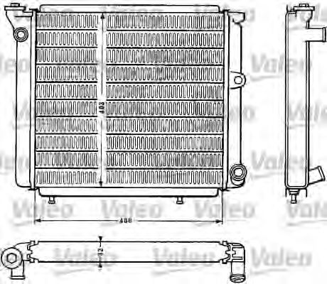 Imagine Radiator, racire motor VALEO 810891