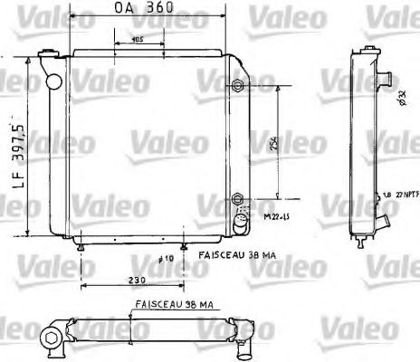 Imagine Radiator, racire motor VALEO 810935