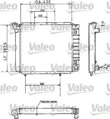 Imagine Radiator, racire motor VALEO 810945