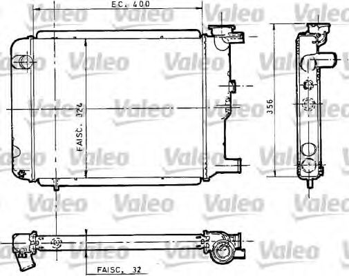 Imagine Radiator, racire motor VALEO 810946