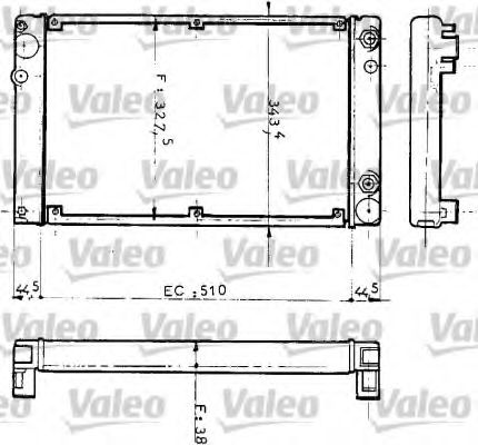 Imagine Radiator, racire motor VALEO 810953