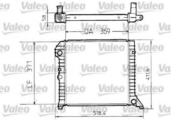 Imagine Radiator, racire motor VALEO 810956