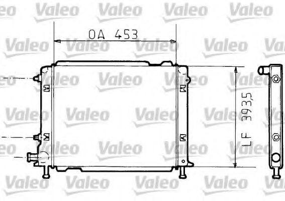 Imagine Radiator, racire motor VALEO 810988