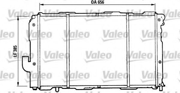 Imagine Radiator, racire motor VALEO 810990