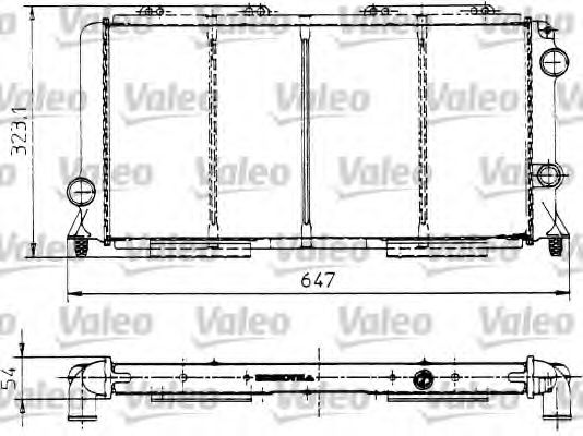 Imagine Radiator, racire motor VALEO 810991