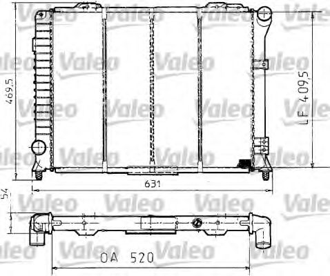 Imagine Radiator, racire motor VALEO 810994