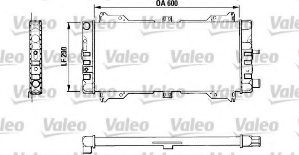 Imagine Radiator, racire motor VALEO 811047