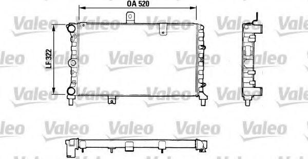 Imagine Radiator, racire motor VALEO 811057