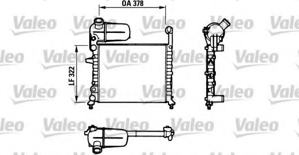 Imagine Radiator, racire motor VALEO 811069