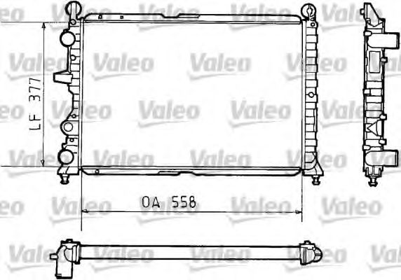 Imagine Radiator, racire motor VALEO 811073