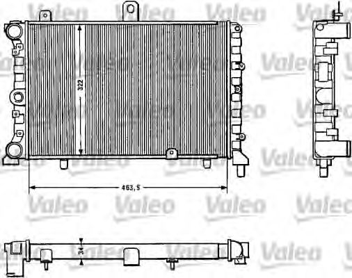 Imagine Radiator, racire motor VALEO 811382