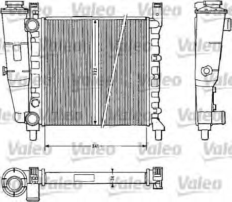 Imagine Radiator, racire motor VALEO 811385