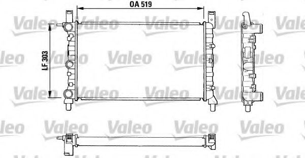 Imagine Radiator, racire motor VALEO 811387