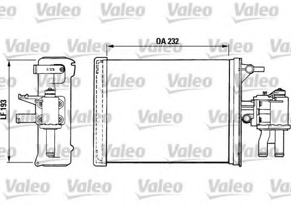 Imagine Schimbator caldura, incalzire habitaclu VALEO 812024