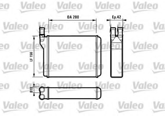 Imagine Schimbator caldura, incalzire habitaclu VALEO 812027