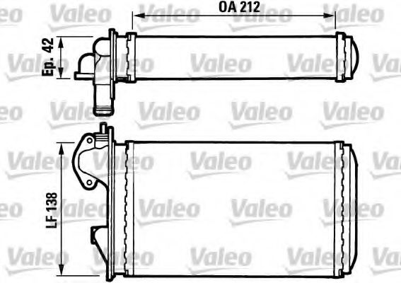 Imagine Schimbator caldura, incalzire habitaclu VALEO 812029