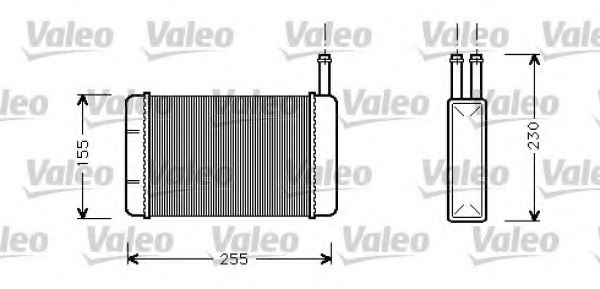 Imagine Schimbator caldura, incalzire habitaclu VALEO 812057