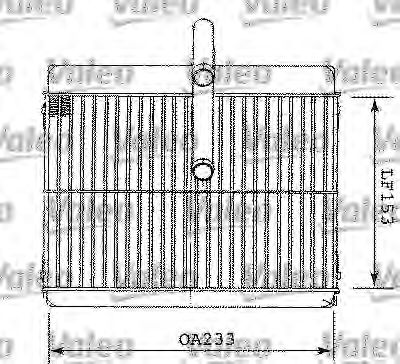Schimbator caldura, incalzire habitaclu VALEO 812078