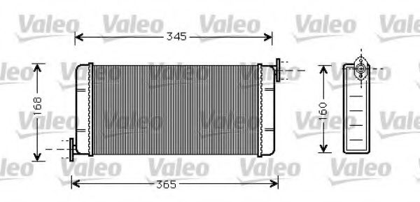 Imagine Schimbator caldura, incalzire habitaclu VALEO 812084