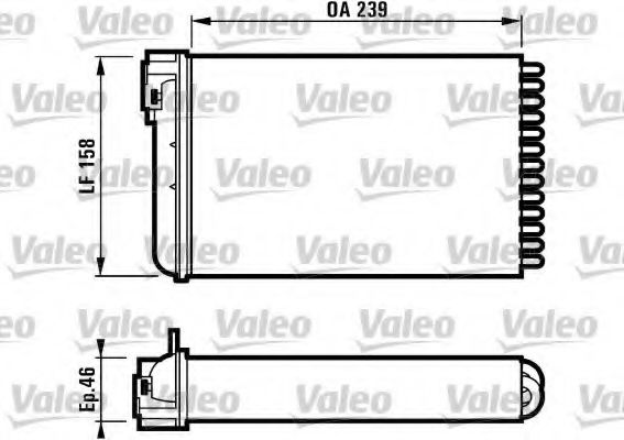 Imagine Schimbator caldura, incalzire habitaclu VALEO 812110