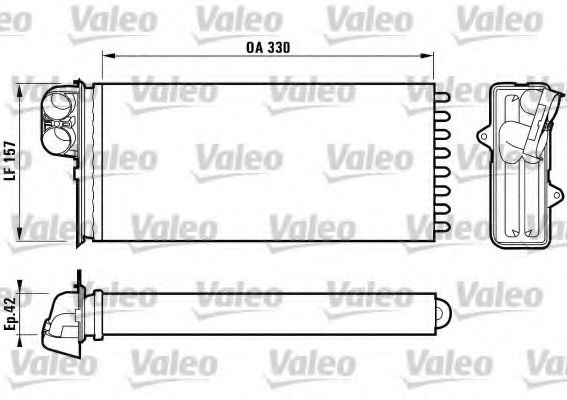 Imagine Schimbator caldura, incalzire habitaclu VALEO 812170