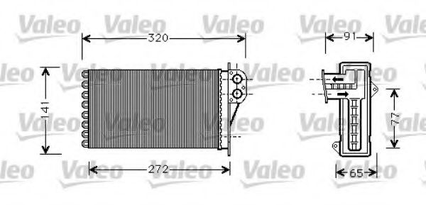 Imagine Schimbator caldura, incalzire habitaclu VALEO 812221