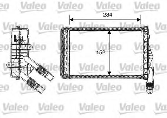 Imagine Schimbator caldura, incalzire habitaclu VALEO 812223