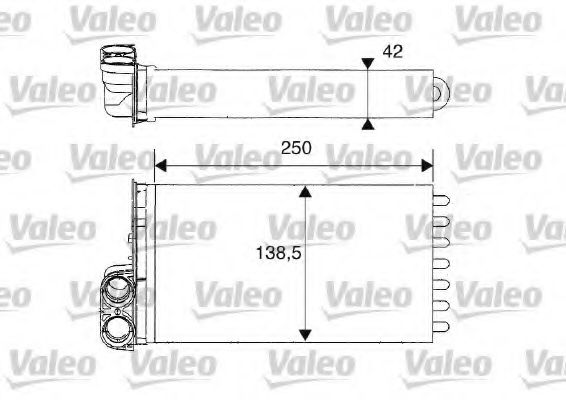 Imagine Schimbator caldura, incalzire habitaclu VALEO 812234