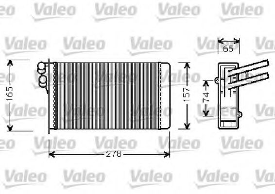 Imagine Schimbator caldura, incalzire habitaclu VALEO 812237