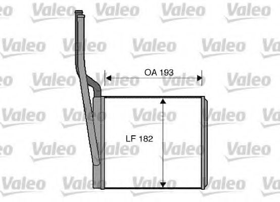 Imagine Schimbator caldura, incalzire habitaclu VALEO 812273