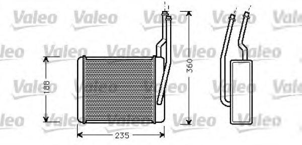 Imagine Schimbator caldura, incalzire habitaclu VALEO 812274