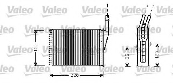 Imagine Schimbator caldura, incalzire habitaclu VALEO 812287