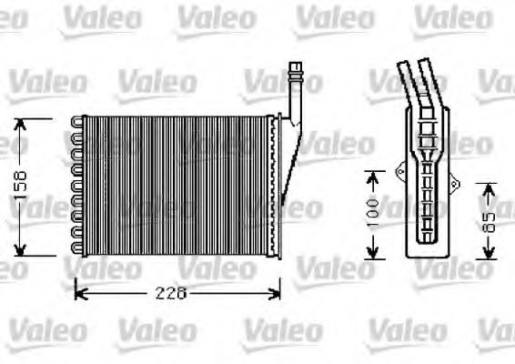 Imagine Schimbator caldura, incalzire habitaclu VALEO 812288