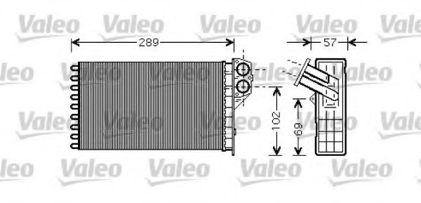 Imagine Schimbator caldura, incalzire habitaclu VALEO 812322